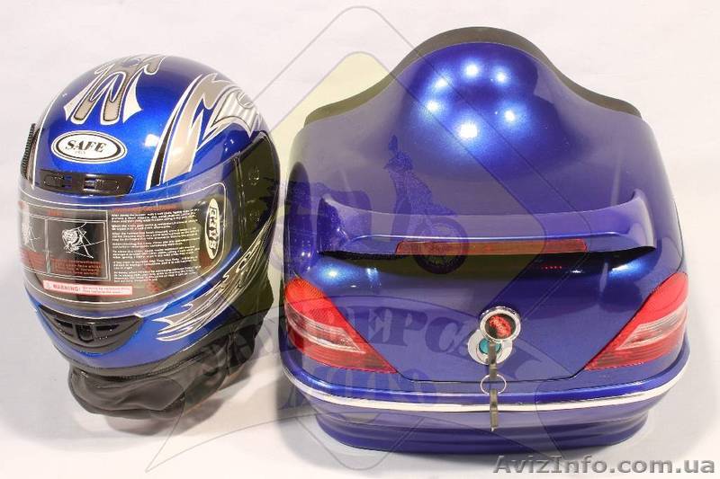  Кофр "мерседес" с  стоп-сигналом  + ШЛЕМ ! - <ro>Изображение</ro><ru>Изображение</ru> #1, <ru>Объявление</ru> #667239