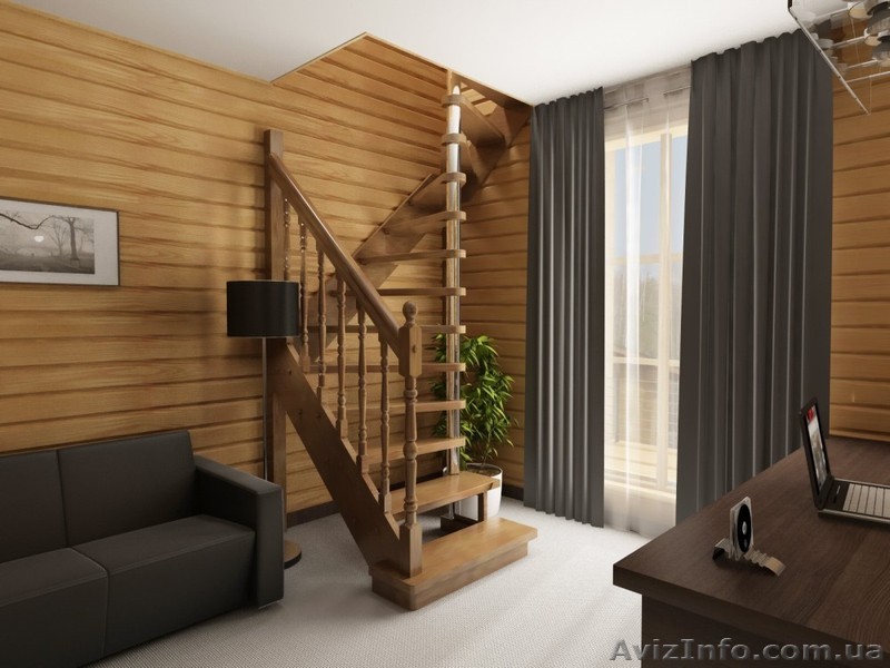 Лестницы из дерева недорого Киев  - <ro>Изображение</ro><ru>Изображение</ru> #1, <ru>Объявление</ru> #672548