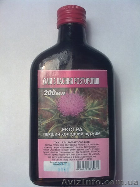 Масло расторопши! - <ro>Изображение</ro><ru>Изображение</ru> #1, <ru>Объявление</ru> #659830