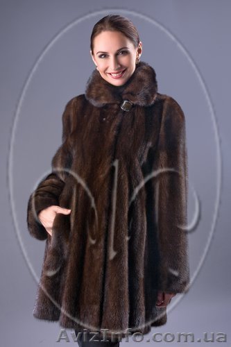 Шуба из коричневой норки - <ro>Изображение</ro><ru>Изображение</ru> #1, <ru>Объявление</ru> #650003