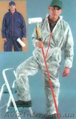 Одноразовый комбинезон на молнии с капюшоном, одноразовые комбинезоны от 14,36 г - <ro>Изображение</ro><ru>Изображение</ru> #1, <ru>Объявление</ru> #699081