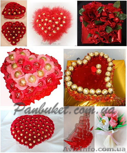 Предлагаем интересные, необычные подарки любимым - букеты и композиции из конфет - <ro>Изображение</ro><ru>Изображение</ru> #1, <ru>Объявление</ru> #700084