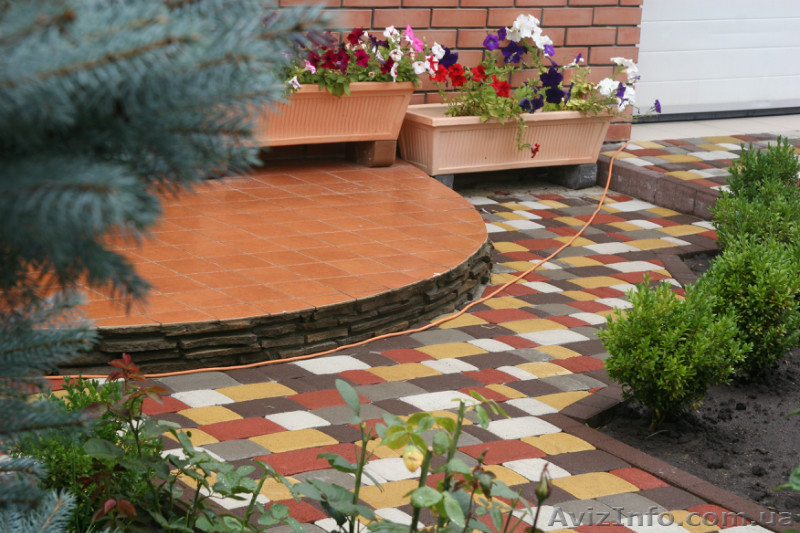 Продажа и укладка тротуарной плитки в Киеве - <ro>Изображение</ro><ru>Изображение</ru> #1, <ru>Объявление</ru> #695147