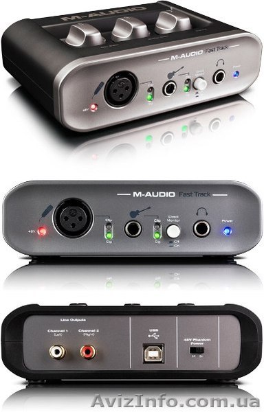 M-audio fast track  MKII - USB Аудио интерфейс - <ro>Изображение</ro><ru>Изображение</ru> #1, <ru>Объявление</ru> #229799