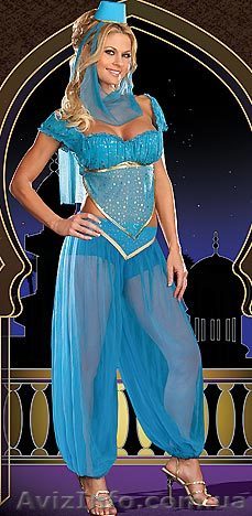 Джин в голубом, карнавальный костюм, для восточных танцев, фотосессии - <ro>Изображение</ro><ru>Изображение</ru> #1, <ru>Объявление</ru> #764677