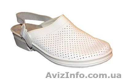 Сабо женские белые с искусственной стелькой от 59,80 грн - <ro>Изображение</ro><ru>Изображение</ru> #1, <ru>Объявление</ru> #753631