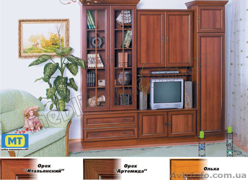 Простая, уютная стенка выполнена в романтическом стиле - <ro>Изображение</ro><ru>Изображение</ru> #1, <ru>Объявление</ru> #774598