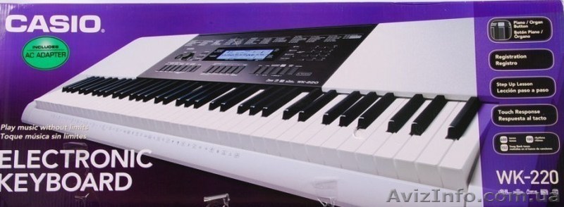 CASIO WK-220 Синтезатор с обучающей системой - <ro>Изображение</ro><ru>Изображение</ru> #1, <ru>Объявление</ru> #773654