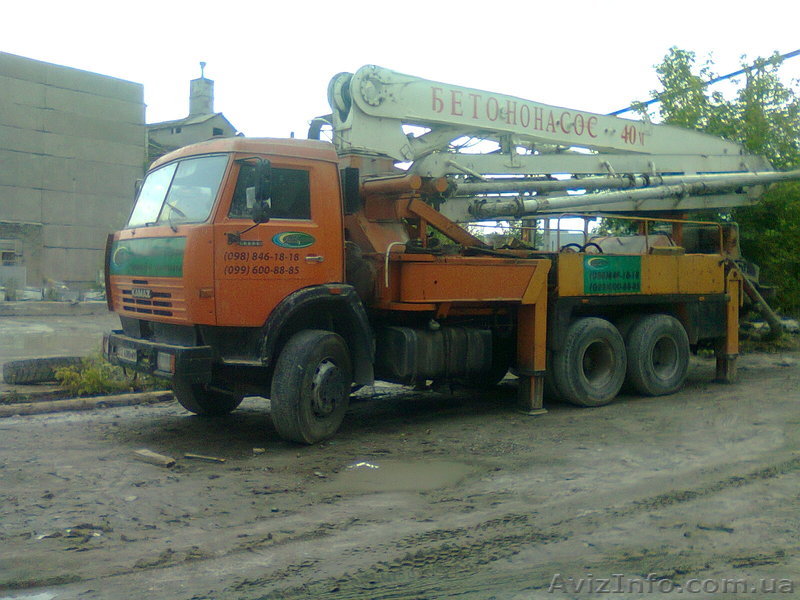 Аренда автобетононасоса - <ro>Изображение</ro><ru>Изображение</ru> #1, <ru>Объявление</ru> #767474