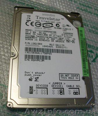 Продаю винчестеры ( HDD ) для ноутбуков IDE, SATA. - <ro>Изображение</ro><ru>Изображение</ru> #1, <ru>Объявление</ru> #806118