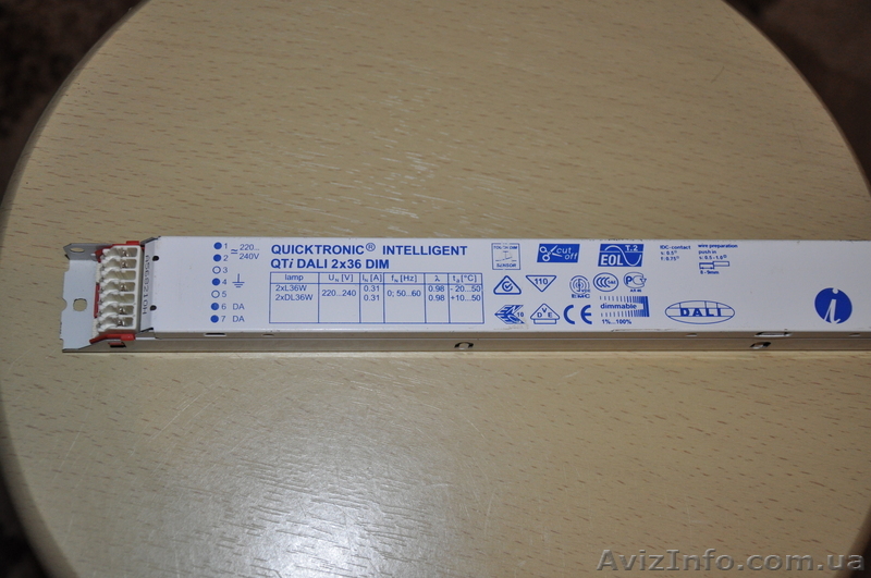 электронный балласт  Osram 2х36 димируемый - <ro>Изображение</ro><ru>Изображение</ru> #1, <ru>Объявление</ru> #824589