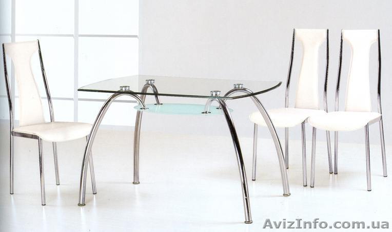 Стеклянный стол B156 киеве, стеклянные обеденные столы B156 - <ro>Изображение</ro><ru>Изображение</ru> #1, <ru>Объявление</ru> #820292