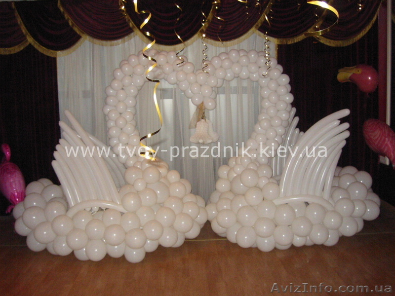 лебеди из воздушных шаров - <ro>Изображение</ro><ru>Изображение</ru> #1, <ru>Объявление</ru> #829150