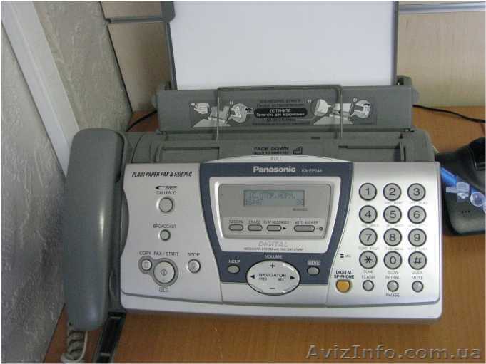 Продам факс Panasonic  - <ro>Изображение</ro><ru>Изображение</ru> #1, <ru>Объявление</ru> #840990