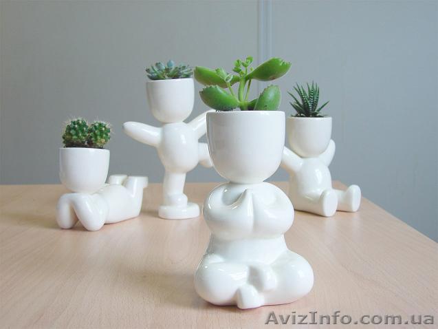 Экочеловечки - керамический сувенир, необычный, креативный подарок - <ro>Изображение</ro><ru>Изображение</ru> #1, <ru>Объявление</ru> #859415