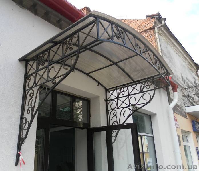 Изготовление и монтаж козырьков из черного металла в Киеве - <ro>Изображение</ro><ru>Изображение</ru> #1, <ru>Объявление</ru> #861229
