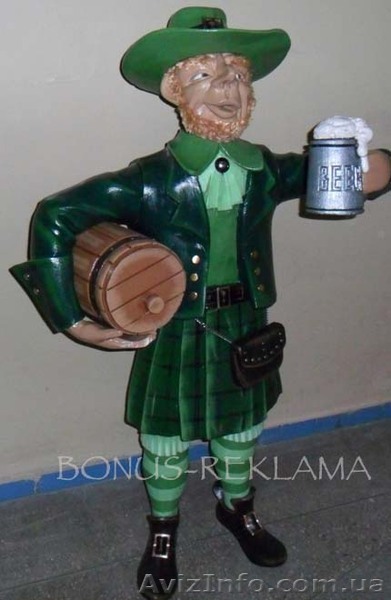 Декоративная фигура-Ирландец . - <ro>Изображение</ro><ru>Изображение</ru> #1, <ru>Объявление</ru> #865058