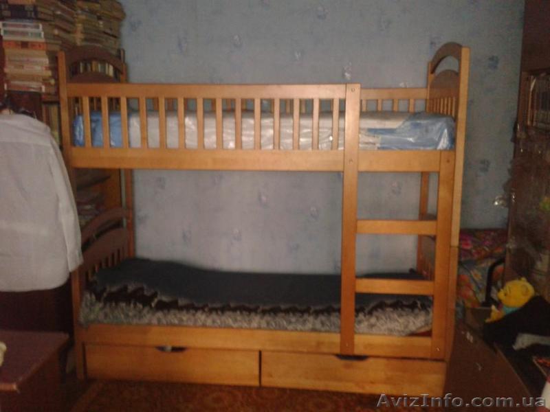 Кровать Арина двухярустная (трансформер) - <ro>Изображение</ro><ru>Изображение</ru> #1, <ru>Объявление</ru> #890361