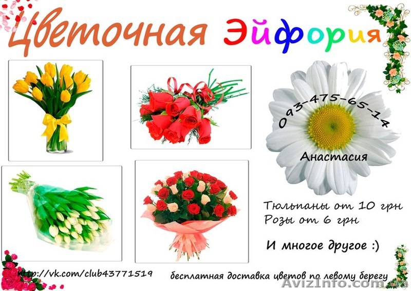 Цветы. Доставка цветов - <ro>Изображение</ro><ru>Изображение</ru> #1, <ru>Объявление</ru> #892942