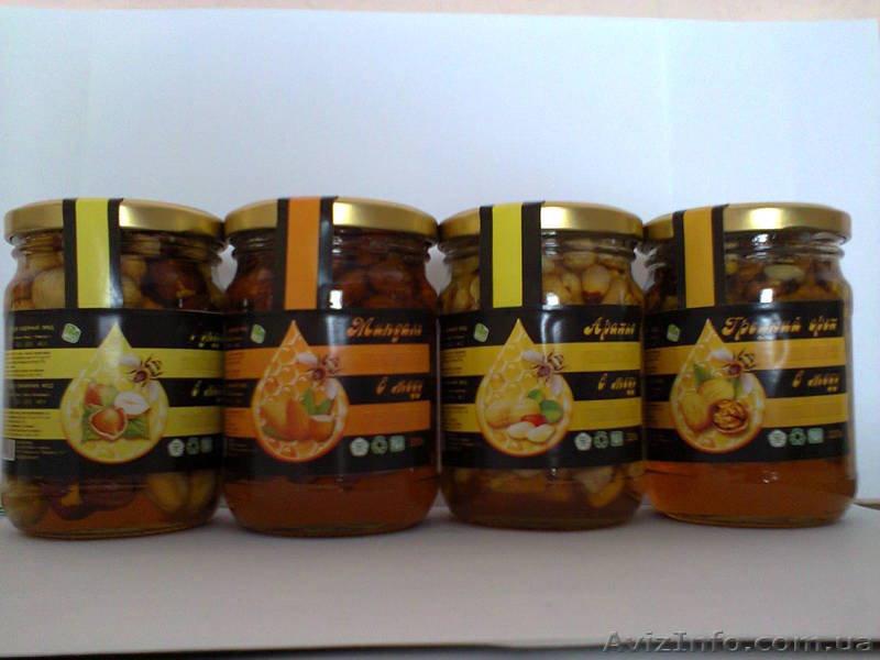 Орехи в меду (арахис, миндаль, фундук, грецкий орех) - <ro>Изображение</ro><ru>Изображение</ru> #1, <ru>Объявление</ru> #880396