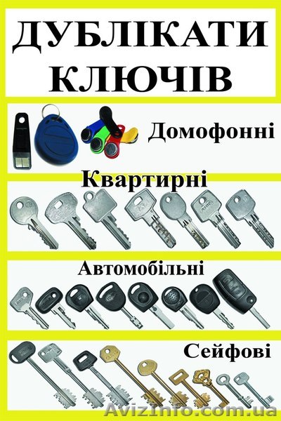 дубликаты ключей авто, дома, сейфа, домофона - <ro>Изображение</ro><ru>Изображение</ru> #1, <ru>Объявление</ru> #890387