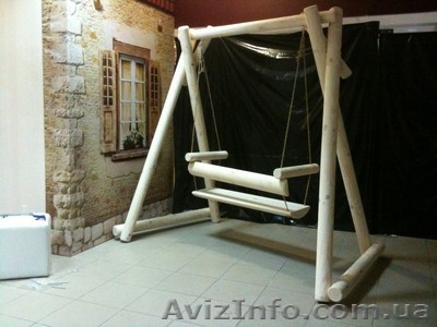 Качели деревянные - <ro>Изображение</ro><ru>Изображение</ru> #1, <ru>Объявление</ru> #894609