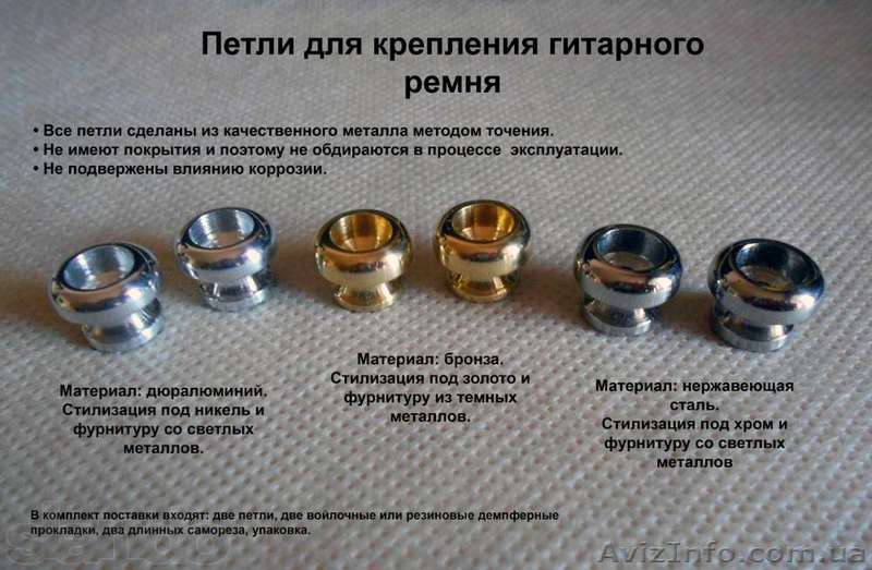 Петли для крепления гитарного ремня - <ro>Изображение</ro><ru>Изображение</ru> #1, <ru>Объявление</ru> #905603