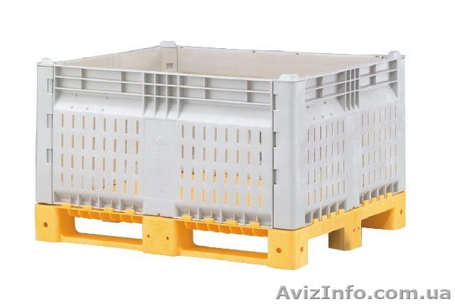 Пластиковый сборно-разборный, перфорированный контейнер производство Израиль. - <ro>Изображение</ro><ru>Изображение</ru> #1, <ru>Объявление</ru> #912335