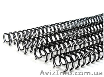 Металлическая пружина 6,4 мм (Черный, Серебристый) А4, уп./100 шт. - <ro>Изображение</ro><ru>Изображение</ru> #1, <ru>Объявление</ru> #913872