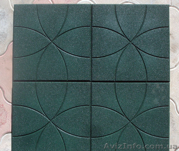 Травмобезопасная резиновая плитка от производителя - <ro>Изображение</ro><ru>Изображение</ru> #1, <ru>Объявление</ru> #925715