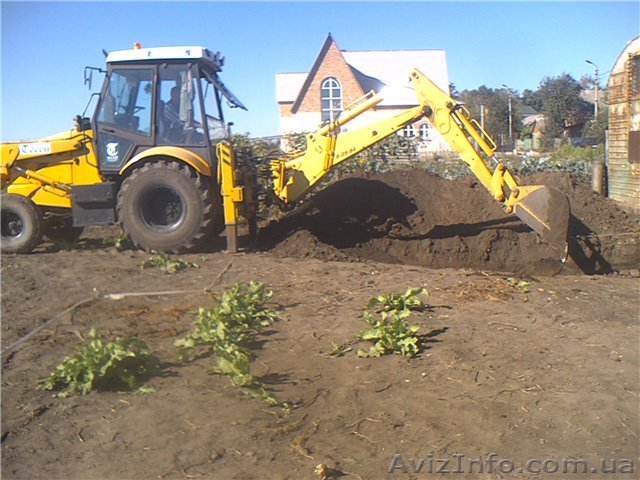Рытье траншеи. котлованов Засыпка траншей фундамента Завоз и вывоз земли - <ro>Изображение</ro><ru>Изображение</ru> #1, <ru>Объявление</ru> #947685