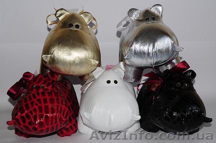 Изделия из натуральной кожи. Бегемотики БУГГИ - <ro>Изображение</ro><ru>Изображение</ru> #1, <ru>Объявление</ru> #949982