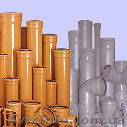 Трубы ПВХ и фитинги для наружной канализации Киев - <ro>Изображение</ro><ru>Изображение</ru> #1, <ru>Объявление</ru> #946201