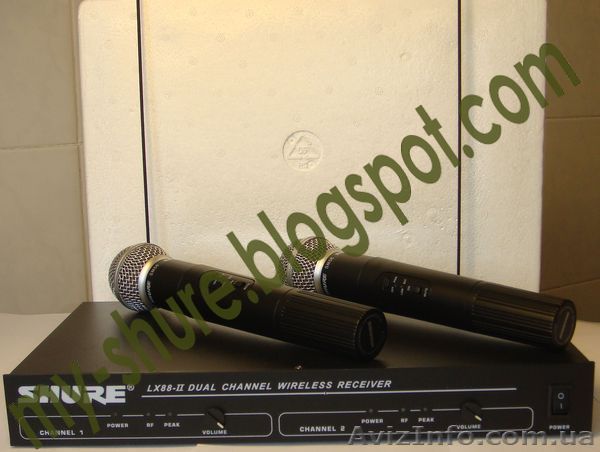 Предлагаю радиосистему Shure LX88-II с двумя радиомикрофонами Shure SM58 - <ro>Изображение</ro><ru>Изображение</ru> #1, <ru>Объявление</ru> #939954