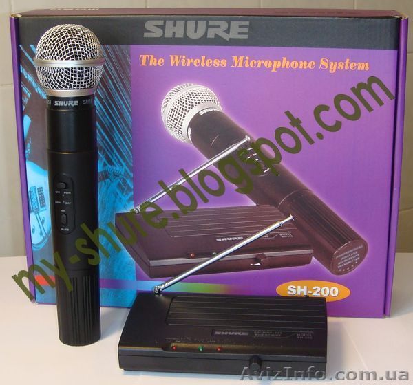Радиосистема с 1 радио микрофоном Shure SH-200 цена - 240грн - <ro>Изображение</ro><ru>Изображение</ru> #1, <ru>Объявление</ru> #939941