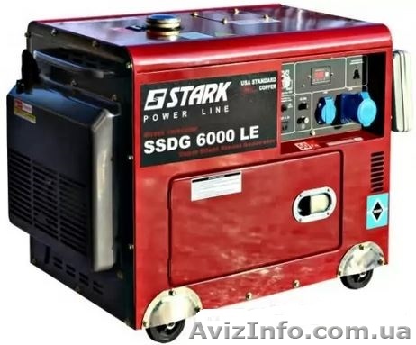 АКЦИЯ! дизельный генератор Stark SSDG6000LE - <ro>Изображение</ro><ru>Изображение</ru> #1, <ru>Объявление</ru> #947357