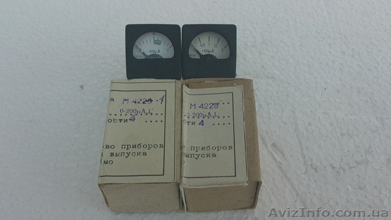 Микроамперметры М4228, М4228.1 - <ro>Изображение</ro><ru>Изображение</ru> #1, <ru>Объявление</ru> #758561