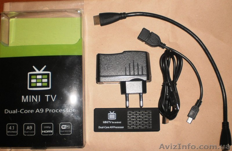 ТВ-приставка (Мини компьютер) для Смарт-ТВ MK 808 на базе Android 4.1 - <ro>Изображение</ro><ru>Изображение</ru> #1, <ru>Объявление</ru> #966899