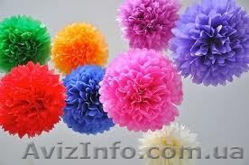 помпоны из бумаги - <ro>Изображение</ro><ru>Изображение</ru> #1, <ru>Объявление</ru> #961120