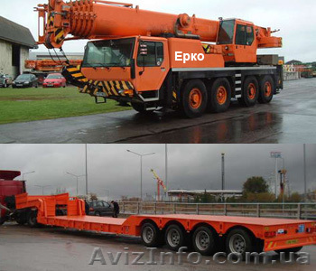 Перевозка крупногабаритных и тяжеловесных грузов, кран 80 тонн. - <ro>Изображение</ro><ru>Изображение</ru> #1, <ru>Объявление</ru> #984302