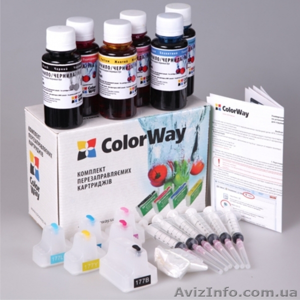 Перезаправляемые картриджи ПЗК HP №177 с чипом - <ro>Изображение</ro><ru>Изображение</ru> #1, <ru>Объявление</ru> #994599