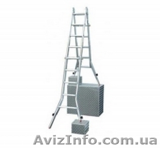 Шарнирная телескопическая лестница KRAUSE TeleVario 4х5 - <ro>Изображение</ro><ru>Изображение</ru> #1, <ru>Объявление</ru> #999924