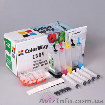 СНПЧ Canon IP-3600/MP540/MG5140 без чипа ColorWay - <ro>Изображение</ro><ru>Изображение</ru> #1, <ru>Объявление</ru> #994573