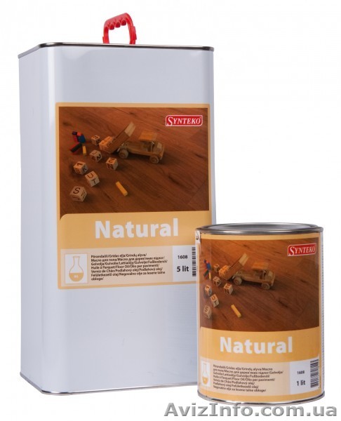 масло для паркета Synteko Natural (Синтеко Натурал)  5л - <ro>Изображение</ro><ru>Изображение</ru> #1, <ru>Объявление</ru> #992347