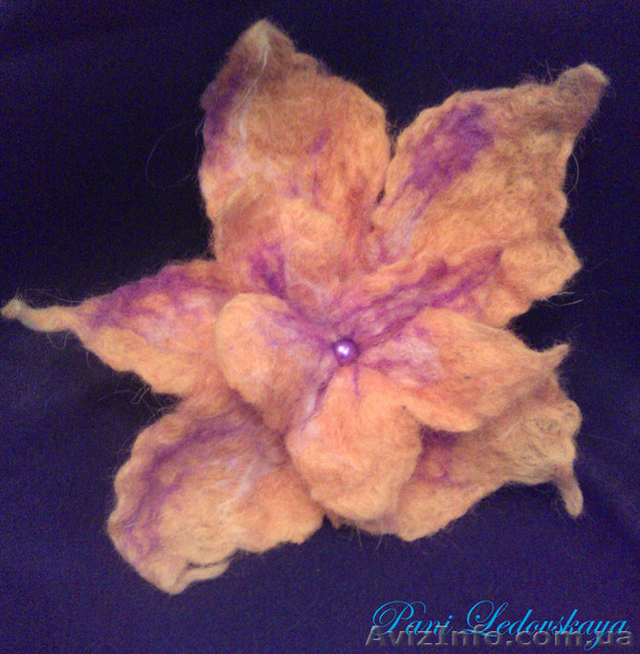 Брошка из шерсти  - <ro>Изображение</ro><ru>Изображение</ru> #1, <ru>Объявление</ru> #1011498