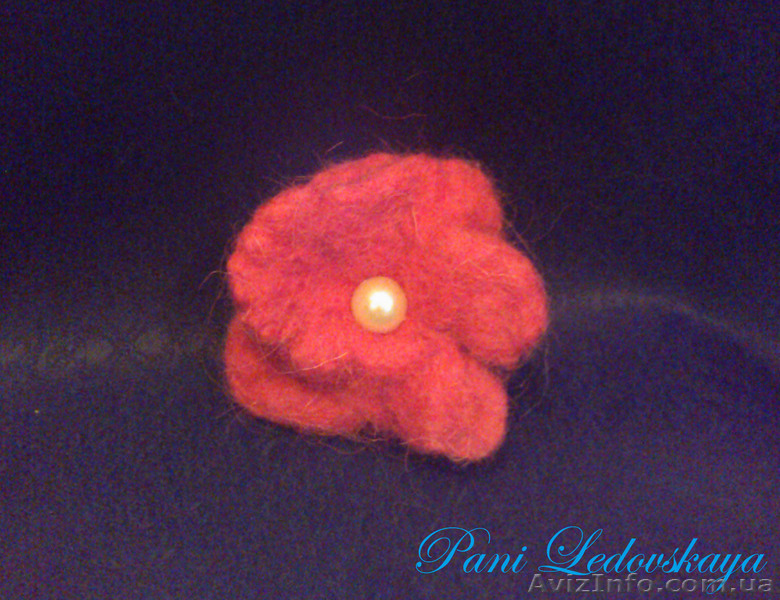 Брошка из 100% овечьей шерсти  - <ro>Изображение</ro><ru>Изображение</ru> #1, <ru>Объявление</ru> #1011503