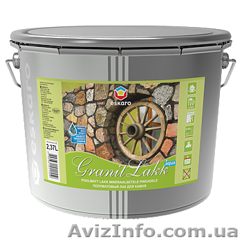 Eskaro Granit Lakk Aqua лак для камня 9,5л. - <ro>Изображение</ro><ru>Изображение</ru> #1, <ru>Объявление</ru> #1023350