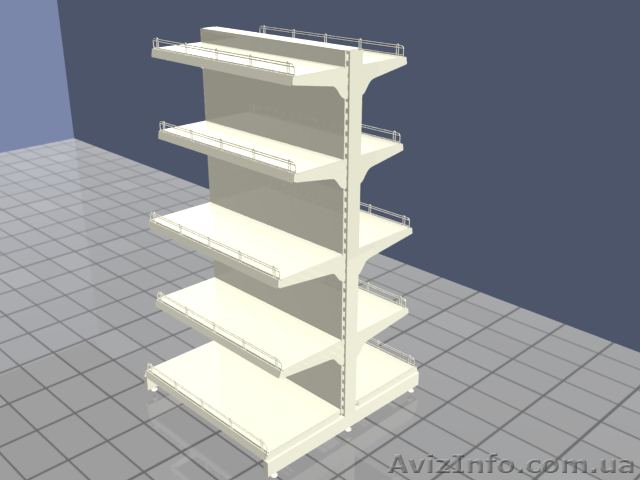 Стеллаж островной. Торговое оборудование. - <ro>Изображение</ro><ru>Изображение</ru> #1, <ru>Объявление</ru> #1025709