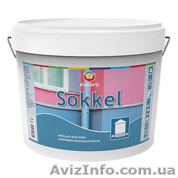 Eskaro Sokkel краска для цоколей 9,5 л. - <ro>Изображение</ro><ru>Изображение</ru> #1, <ru>Объявление</ru> #1023363
