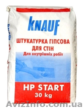 Штукатурка стартовая гипсовая Knauf HP Start (30кг - <ro>Изображение</ro><ru>Изображение</ru> #1, <ru>Объявление</ru> #1042520